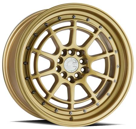 AodHan Wheels - AodHan Wheels Rim AH04 17X9 5x100/114.3 73.1CB ET25 Full Gold