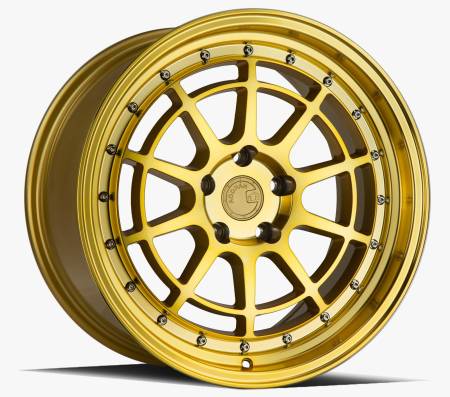 AodHan Wheels - AodHan Wheels Rim AH04 18x9.5 5x114.3 73.1CB ET30 Gold Machined Face