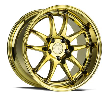 AodHan Wheels - AodHan Wheels Rim DS02 19x11 5x114.3 73.1CB ET22 Gold Vacuum