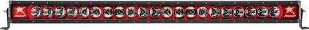 Rigid Industries - RIGID Radiance Plus LED Light Bar, Broad-Spot Optic, 40 Inch With Red Backlight