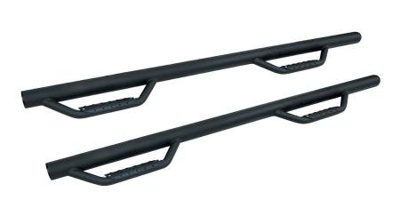 Go Rhino - Go Rhino 07-18 Jeep Wrangler JKU Dominator Classic D2 SideSteps - Cab Length - Tex Blk