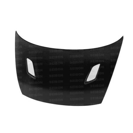 Seibon Carbon - Seibon MG-style carbon fiber hood for 2006-2010 Honda Civic 4DR