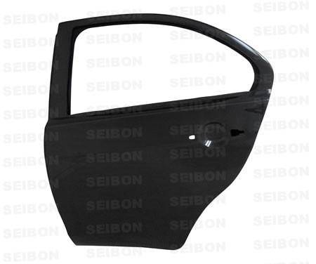 Seibon Carbon - Seibon Carbon fiber doors for 2008-2012 Mitsubishi Lancer EVO X (REAR) *OFF ROAD USE ONLY! (pair)