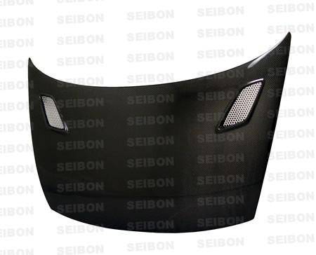 Seibon Carbon - Seibon MG-style carbon fiber hood for 2006-2010 Honda Civic 2DR