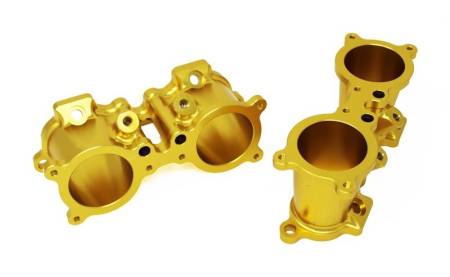 Torque Solution - Torque Solution Top Feed TGV Delete Kit 02-07 Subaru WRX / 06-07 FXT - Gold