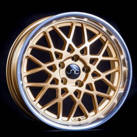 JNC Wheels - JNC Wheels Rim JNC016 Gold Machined Lip 18x9.5 5x112 ET25 66.6CB