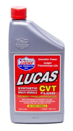 Lucas Oil - Lucas Transmission Fluid - Multi-Vehicle - CVT - Conventional - 1 qt - Each