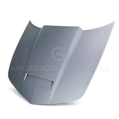 Anderson Composites - Anderson Composites 2010-2013 Chevrolet Camaro RAM AIR Type-T Style Hood Fiberglass