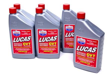 Lucas Oil - Lucas Transmission Fluid - Multi-Vehicle - CVT - Conventional - 1 qt - Set of 6