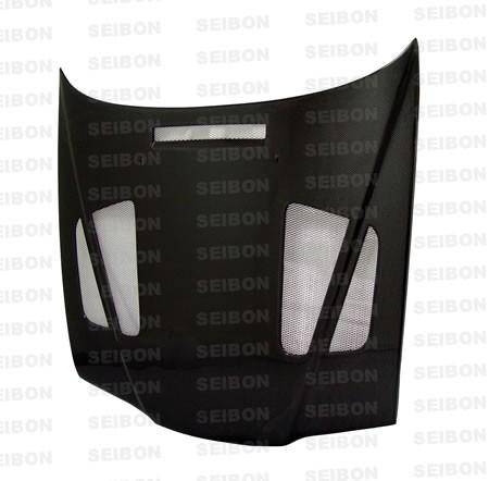 Seibon Carbon - Seibon ER-style carbon fiber hood for 1992-1998 BMW E36 2DR