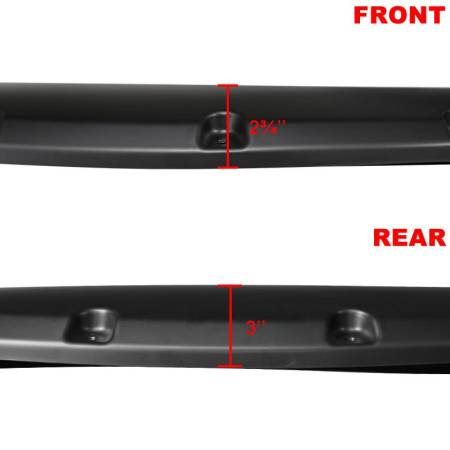 Spec'D Tuning Products - Spec-D 1999-2007 Ford F-250/F350 SuperDuty Smooth Rivet Style Fender Flares