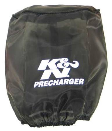 K&N - K&N Precharger Air Filter Wrap Round Straight Black 5in ID x 6in Height