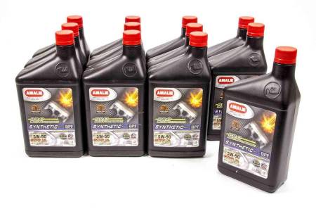 Amalie Motor Oil - Amalie Motor Oil PRO HP Syn Blend 5w50 Oil Case 12x1Qt