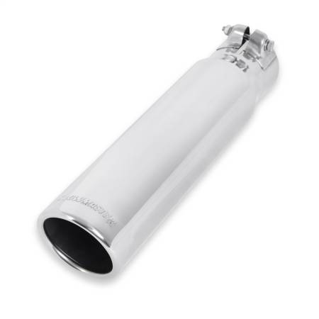 Flowmaster - Flowmaster Exhaust Tip - 3.00 In. Rolled Angle Polished Ss Fits 2.50 In. Tubing (Clamp On)