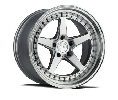 AodHan Wheels - AodHan Wheels Rim DS05 18x8.5 5x100 73.1CB ET35 Silver w/Machined Face