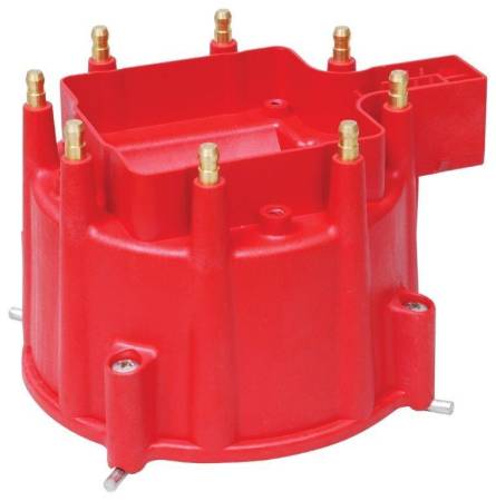 MSD Ignition - MSD Distributor Cap, GM HEI, Red