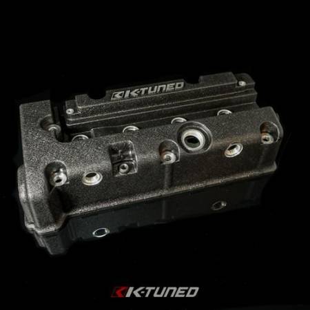 K-Tuned Vented Valve Cover - Wrinkle Black