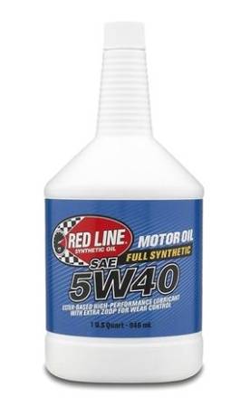 Red Line Synthetic Oil - Red Line Oil 5W40 Synthetic Motor Oil 1 Quart