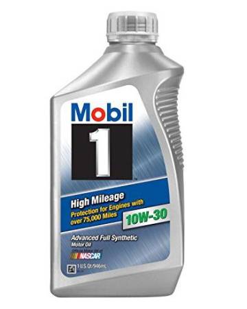 Mobil 1 - Mobil 1 Motor Oil - High Mileage - 10W30 - Synthetic - 1 qt - Each