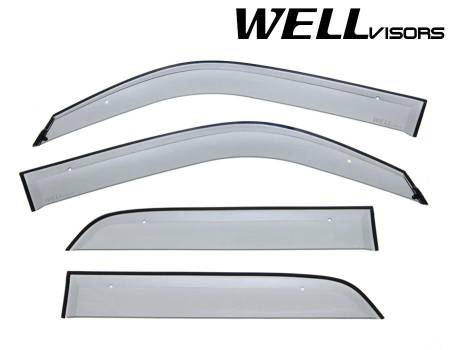 WellVisors - WellVisors Side Window Deflectors Toyota 4Runner 96-02 Premium Series