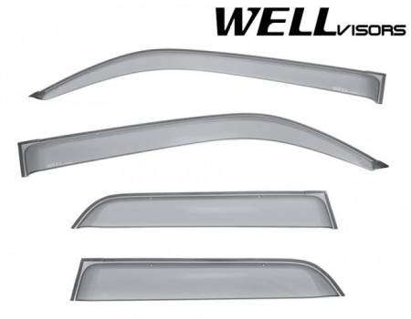 WellVisors - WellVisors Side Window Deflectors Toyota 4Runner 10-21 Premium Series