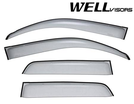 WellVisors - WellVisors Side Window Deflectors Toyota 4Runner 03-09 Premium Series