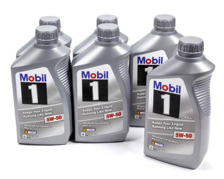 Mobil 1 - Mobil 1 Motor Oil - FS X2 - 5W50 - Synthetic - 1 qt - Set of 6