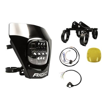 Rigid Industries - RIGID Adapt XE Extreme Enduro Complete Ready To Ride LED Moto Kit, Black