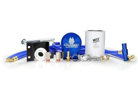 Sinister Diesel - Sinister Diesel Coolant Filtration System (w/ WIX) for 2003-2007 Dodge Cummins 5.9L