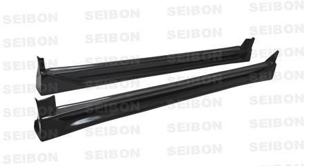 Seibon Carbon - Seibon CW-style carbon fiber side skirts for 2004-2005 Subaru Impreza/WRX/Sti