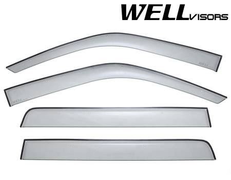 WellVisors - WellVisors Side Window Deflectors Volkswagen Golf MK3 5 Doors Hatchback 93-98 Premium Series