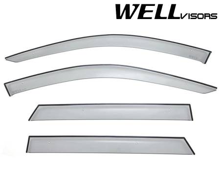 WellVisors - WellVisors Side Window Deflectors Volkswagen Golf MK4 5 Doors Hatchback 99-05 Premium Series