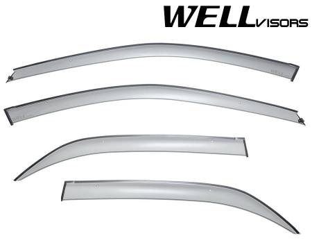 WellVisors - WellVisors Side Window Deflectors Honda Accord Sedan 98-02 Premium Series