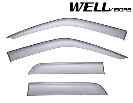 WellVisors - WellVisors Side Window Deflectors Toyota 4Runner 90-95 Premium Series