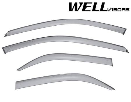 WellVisors - WellVisors Side Window Deflectors Honda Accord Sedan 94-97 Premium Series