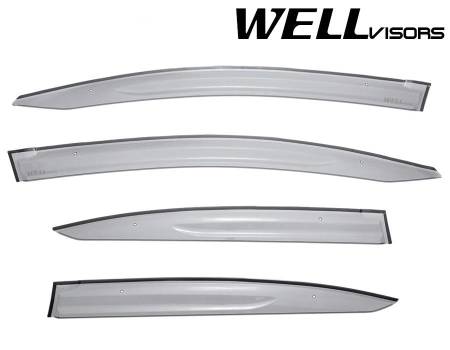 WellVisors - WellVisors Side Window Deflectors Honda Civic Sedan 12-15 Premium Series