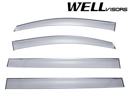 WellVisors - WellVisors Side Window Deflectors Toyota Sienna 11-20 Premium Series