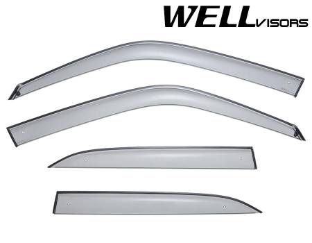 WellVisors - WellVisors Side Window Deflectors BMW E34 5-Series 89-95 Premium Series