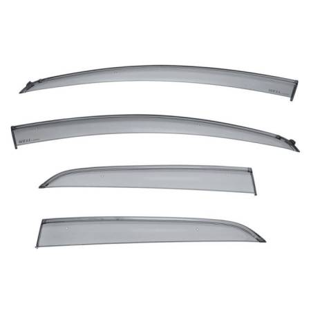 WellVisors - WellVisors Side Window Deflectors Ford Ecosport 2018+ with Black Trim