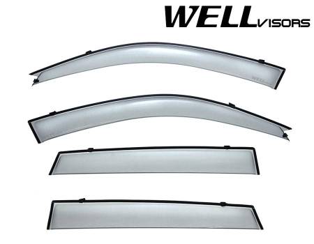 WellVisors - WellVisors Side Window Deflectors Toyota RAV4 01-05 Premium Series