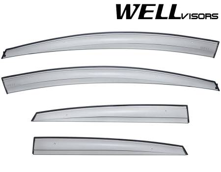 WellVisors - WellVisors Side Window Deflectors Ford Fiesta Sedan 11-19 Aerodyn Series