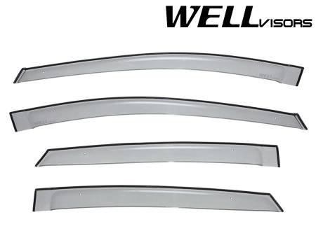 WellVisors - WellVisors Side Window Deflectors Toyota Prius 04-09 Premium Series