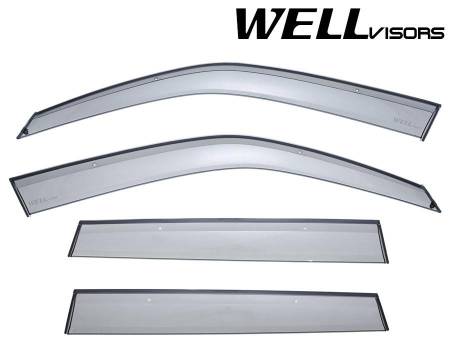 WellVisors - WellVisors Side Window Deflectors Subaru Forester 09-13 Premium Series