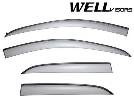 WellVisors - WellVisors Side Window Deflectors Buick Encore 13-20 With Black Trim