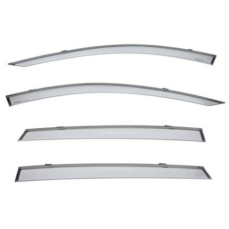 WellVisors - WellVisors Side Window Deflectors Acura RDX 2019+ With Black Trim