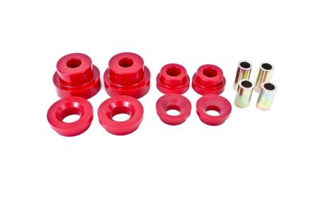 BMR Suspension - BMR 10-15 5th Gen Camaro Rear Cradle Pro Version Full Bushing Kit (Polyurethane) - Red