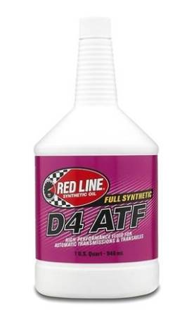 Red Line Synthetic Oil - Red Line Oil Transmission Oil D4 ATF Synthetic 1 Quart - Case of 12