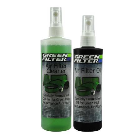 Green Filter USA - Green Filter Cleaner & Synthetic Oil Kit 12oz Cleaner / 8oz Oil (Black)