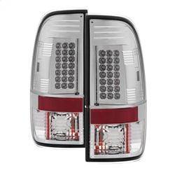 Spyder Auto - Spyder Ford F150 side 97-03/F250/350/450 Super Duty 99-07 LED Tail Lights Chrm ALT-YD-FF15097-LED-C