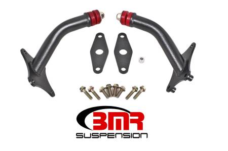 BMR Suspension - BMR 16-17 6th Gen Camaro Motor Mount Kit w/ Integrated Stands (Polyurethane) - Black Hammertone